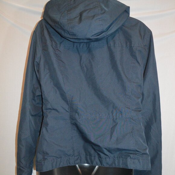 Hollister Hooded Jacket navy blue Women's All Weather Size Small - Picture 2 of 6